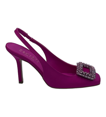 Slingback fucsia tacco alto...