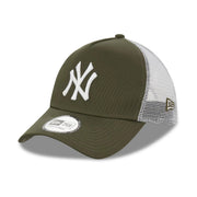 Cappellino trucker A-Frame dei New York Yankees color kaki