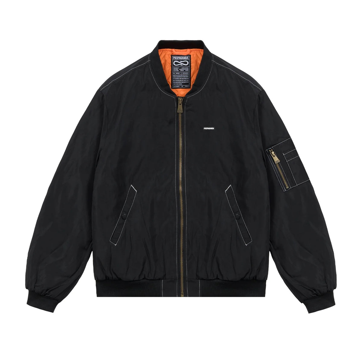 BOMBER JACKET LOGO ATOM BLACK