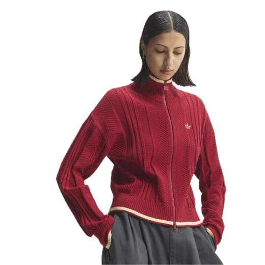 TRACK TOP CABLE KNIT FIREBIRD