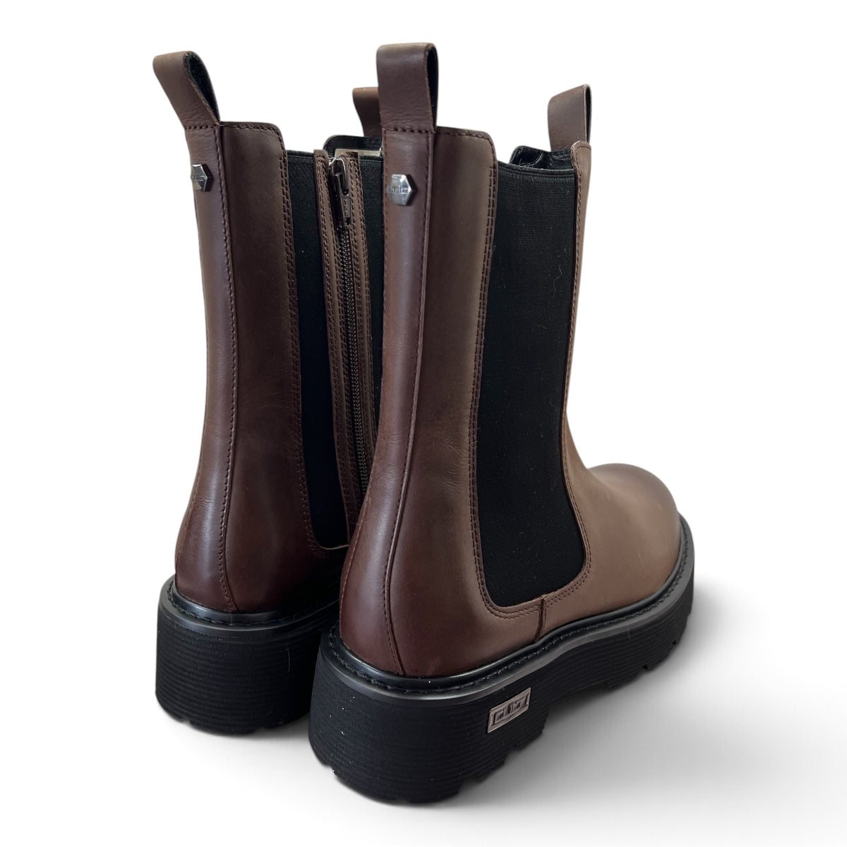 Anfibi Cult Slash 3267 High Beatle W Leather/ Elastic Brown – foto 3
