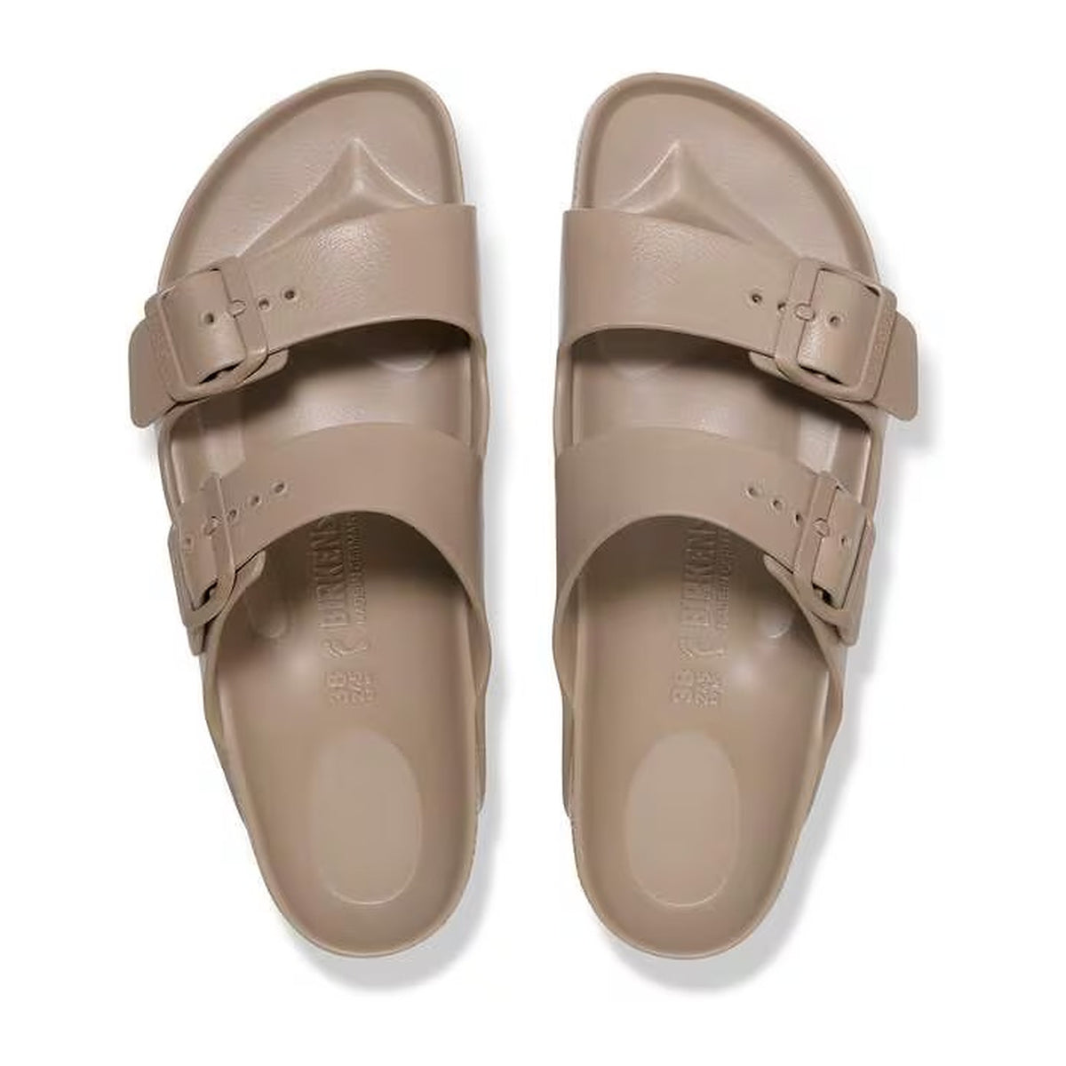 Sandali Bassi Birkenstock Arizona EVA Gray Taupe, vista 3