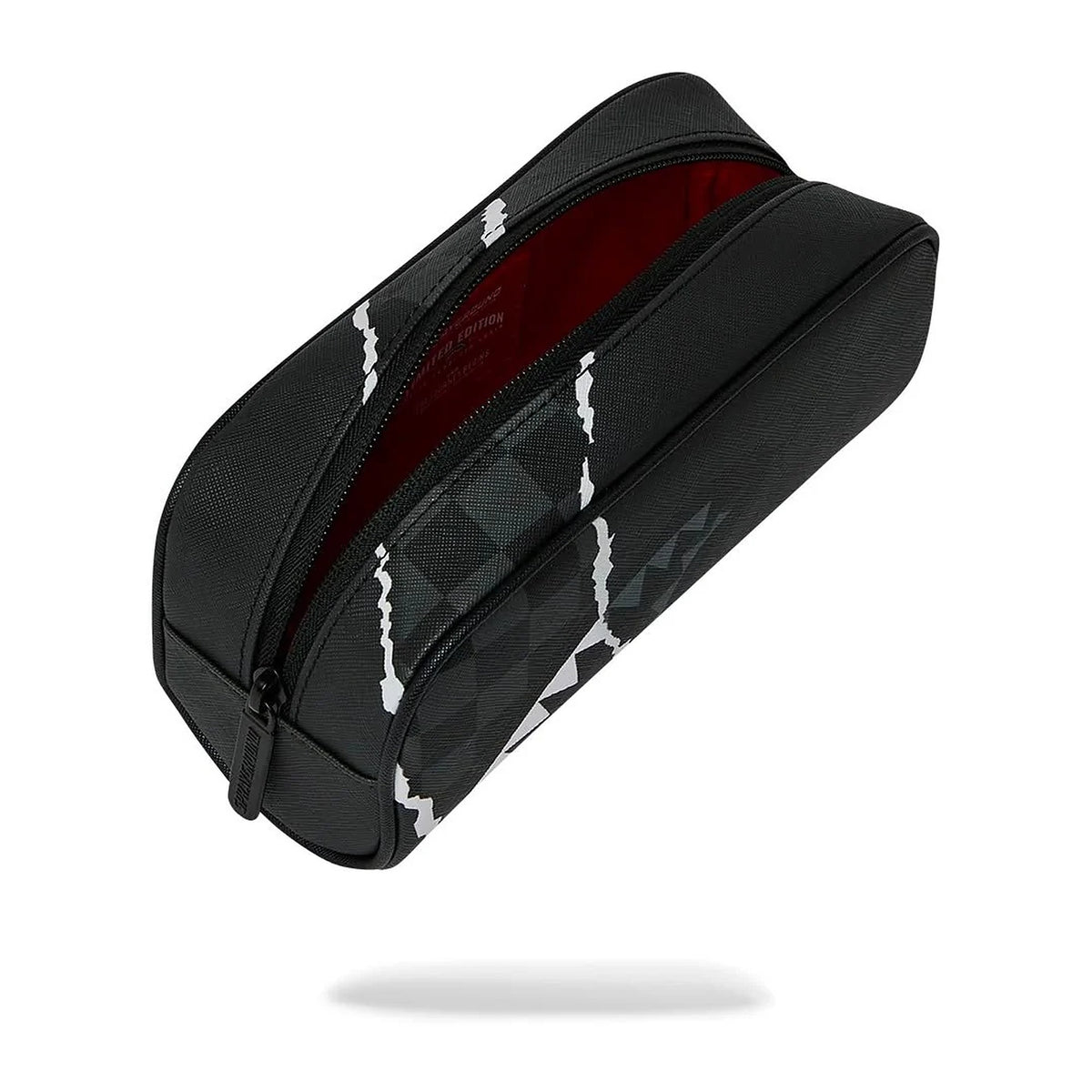 Pochette Sprayground Center RIP Revealing Gray Check Pouch, vista 3