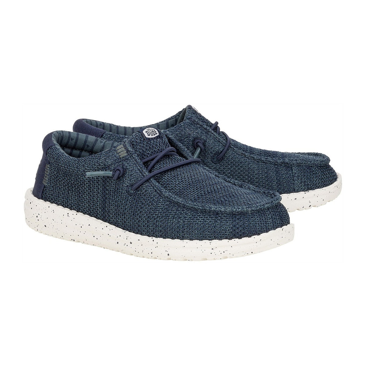 Ballerine e Mocassini Hey Dude Wally Y Stretch Sox Navy, vista 2