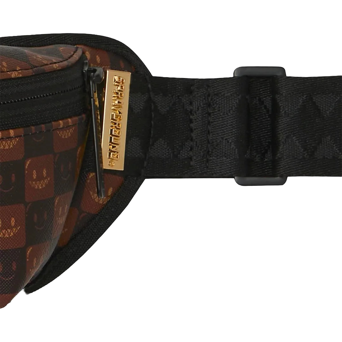 Marsupi Sprayground Sharks IN Paris WTF Bubble Brown Check Crossbody, vista 3