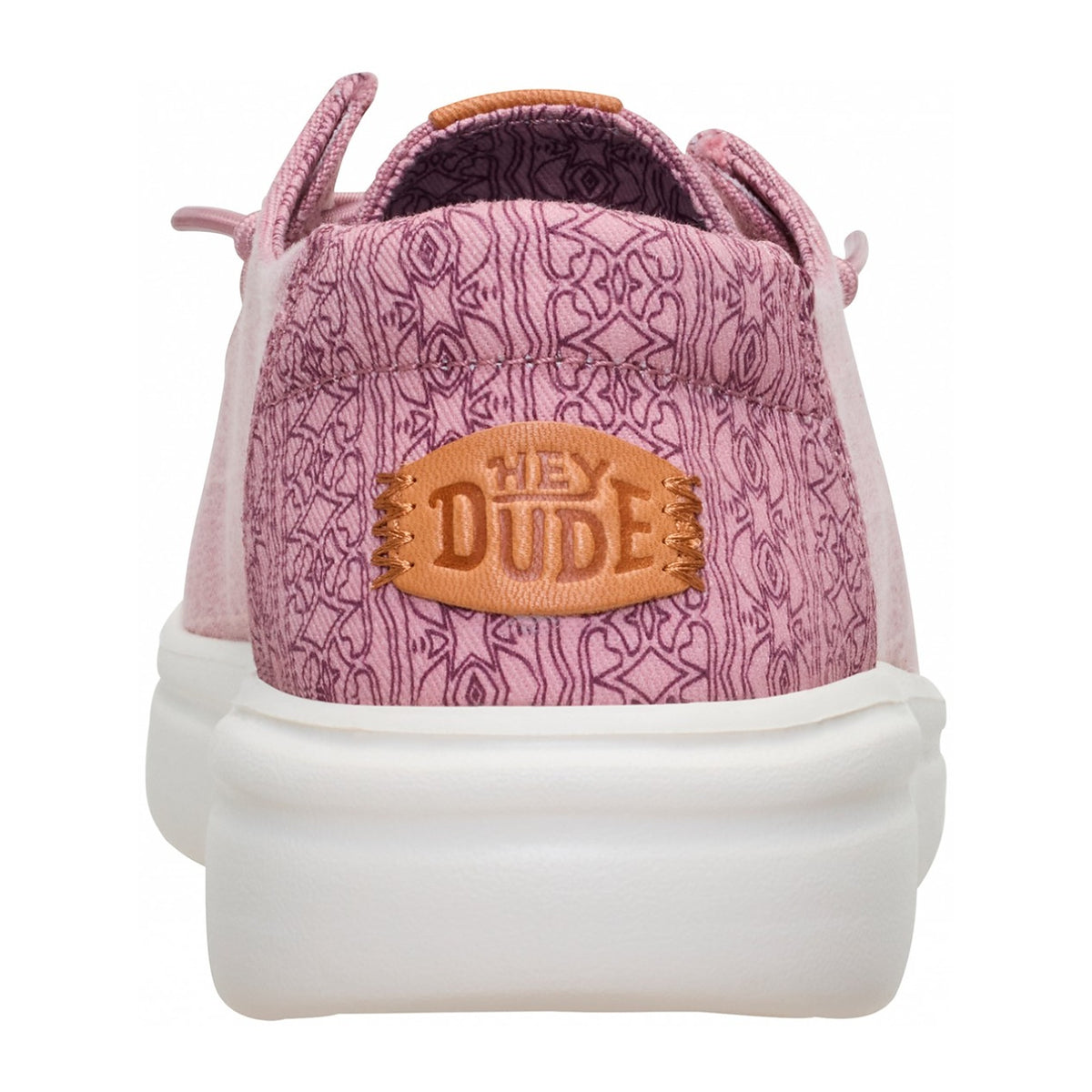 Ballerine e Mocassini Hey Dude Wendy Rise Chambray Grid Rose Purple, vista 3