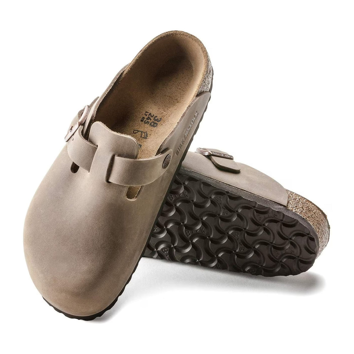 Sandali Birkenstock Boston Tabacco Brown, Oiled Leather – foto 3