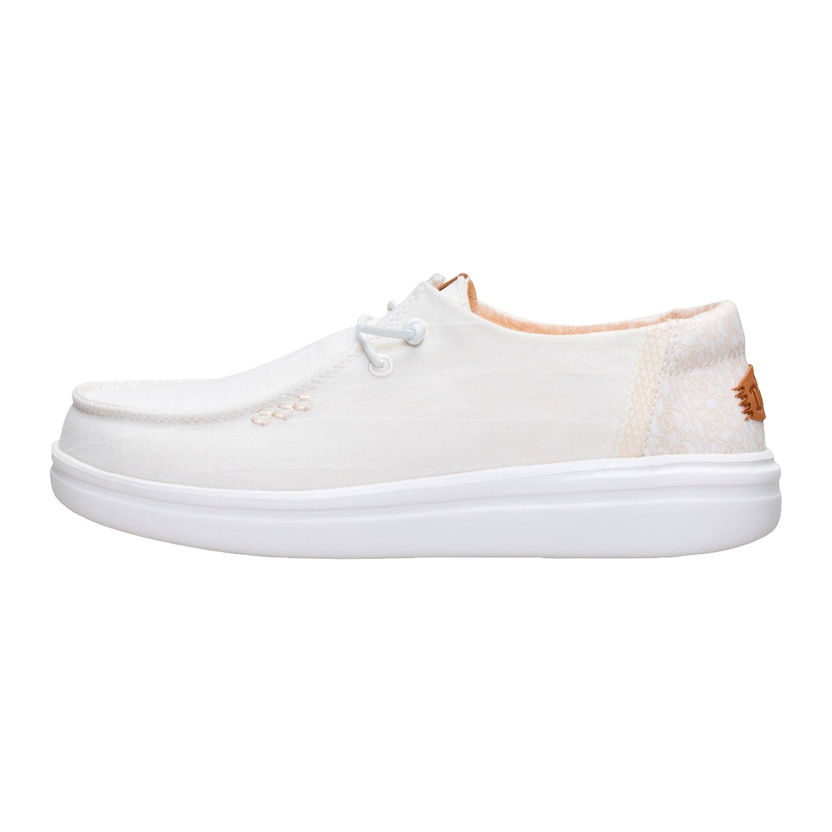 Ballerine e Mocassini Hey Dude Wendy Rise Chambray Grid Snow White