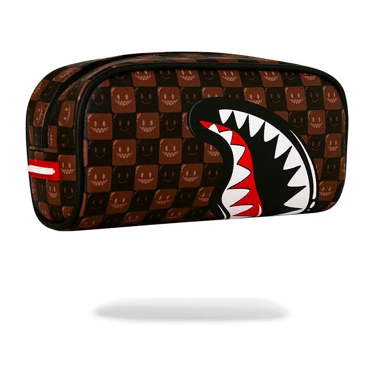 Pochette Sprayground Sharks IN Paris WTF Bubble Brown Check Pouch, vista 2