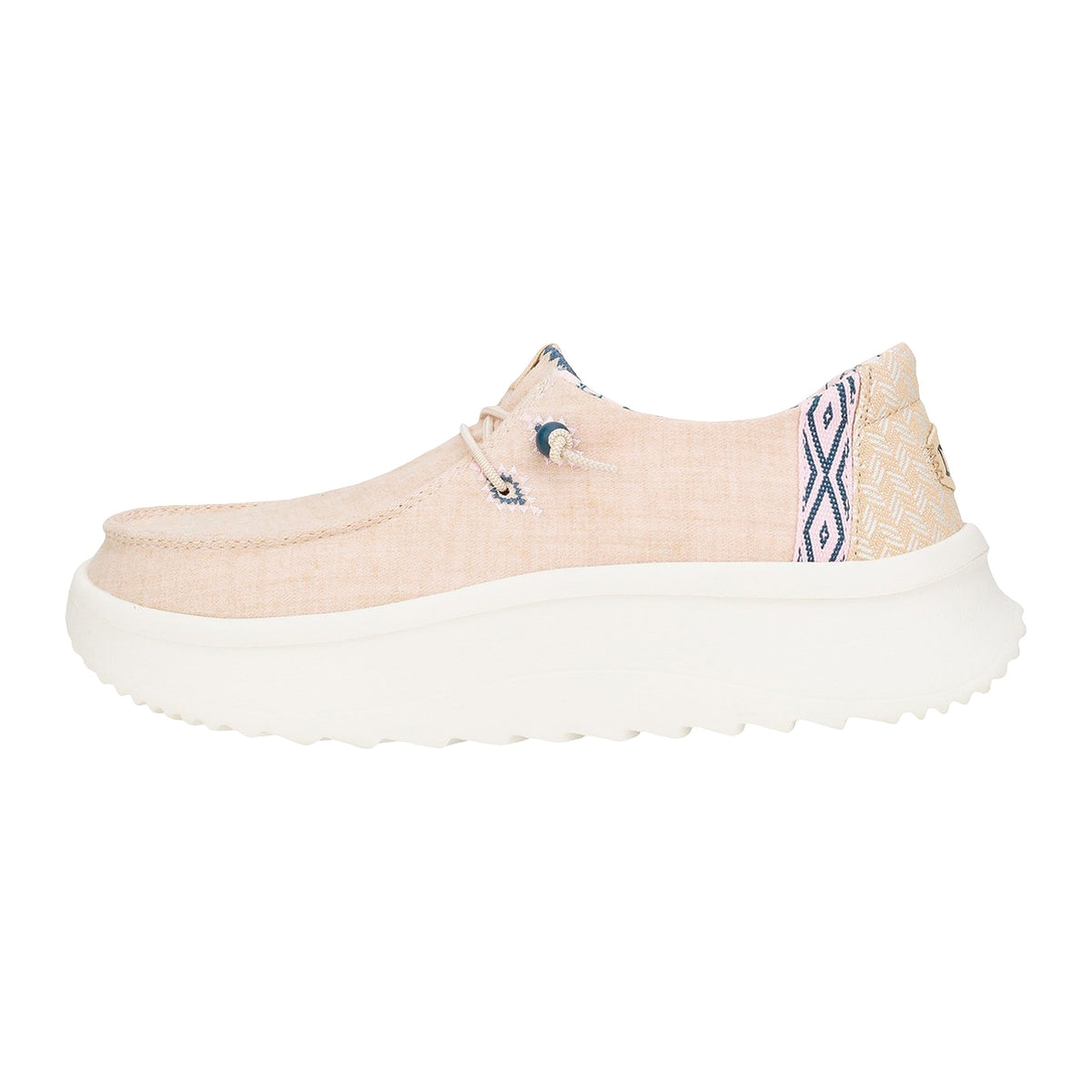 Sneakers Hey Dude Wendy Peak Chambray Woven W Tan