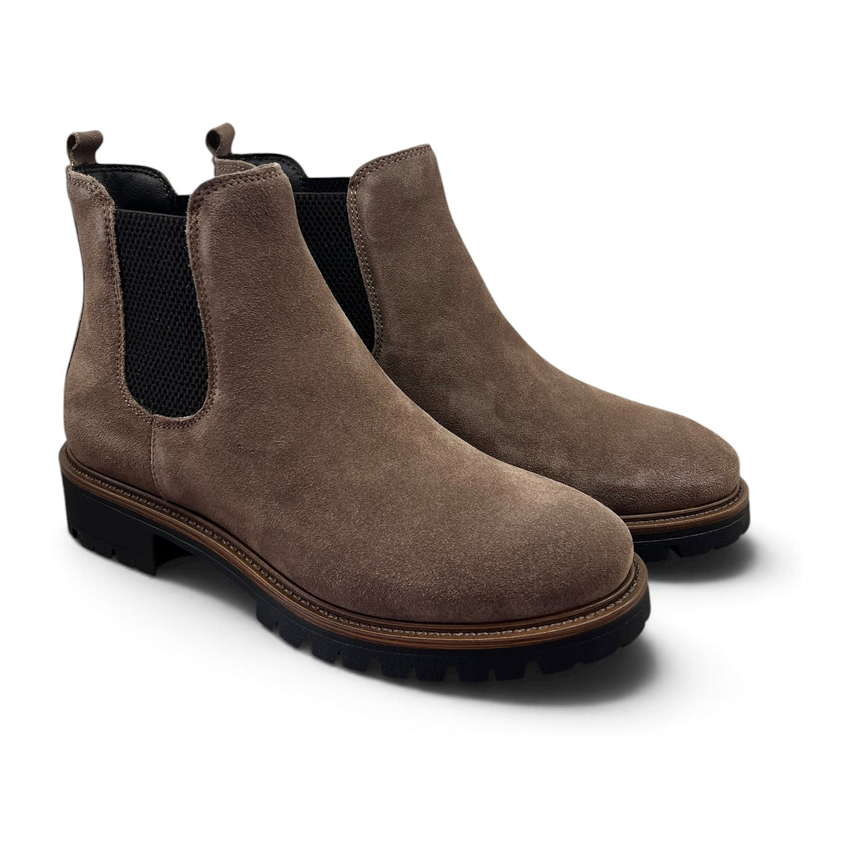 Stivaletti Cinzia Soft Chelsea Boot Camoscio Cacao Tacco 3.5cm – foto 2
