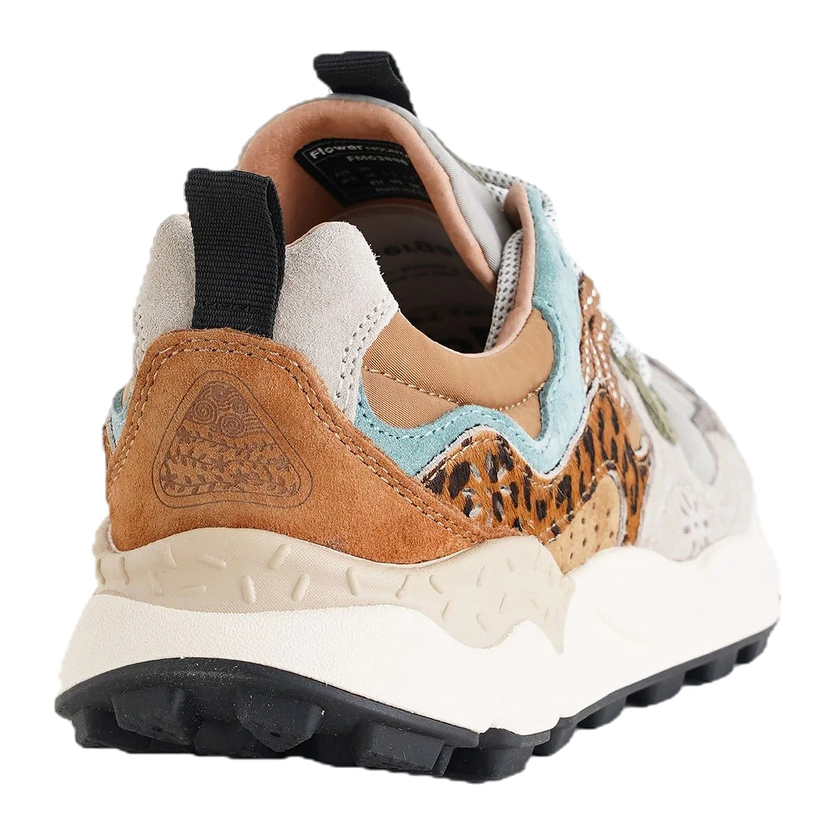 Flower Mountain Sneakers In Suede E Nylon Taupe, Beige E Copper – foto 4