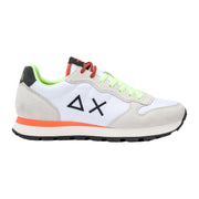 Sneakers Sun68 Tom Fluo Bianco
