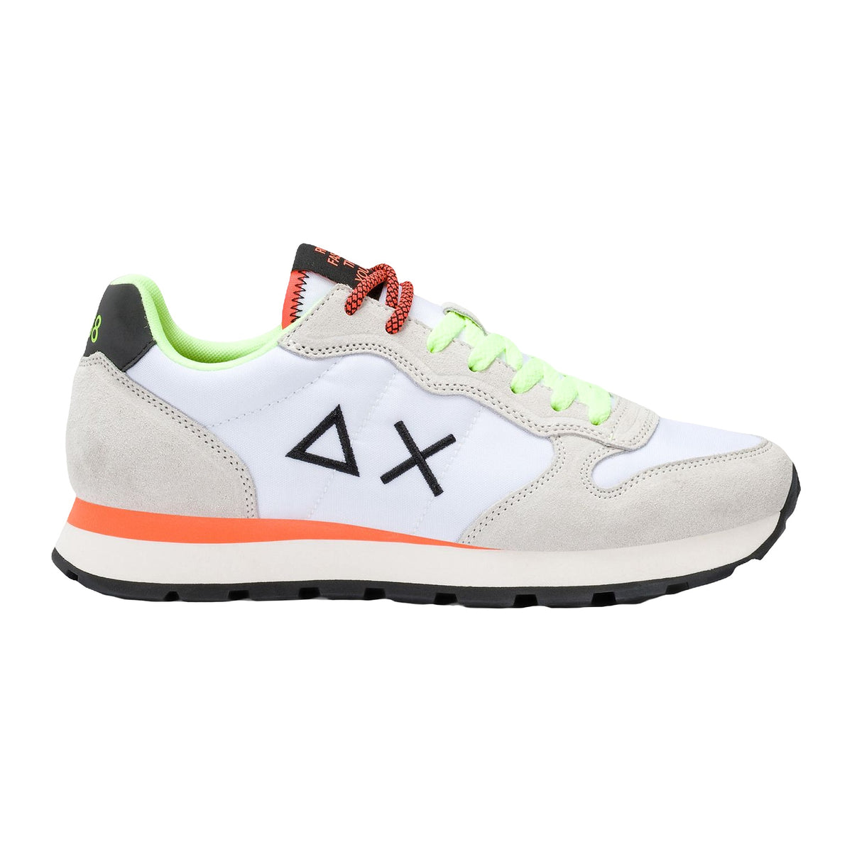 Sneakers Sun68 Tom Fluo Bianco