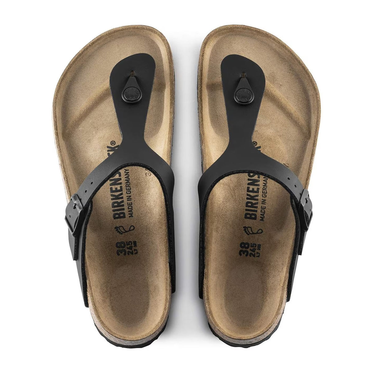 Sandali Birkenstock Gizeh Black, Birko Flor – foto 2