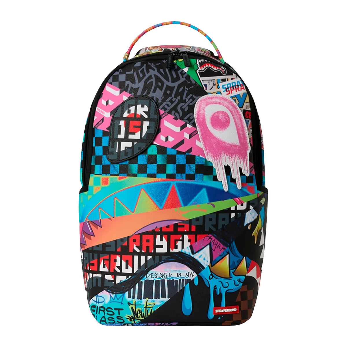 Zaini Sprayground Removable Eyes Sunburst Backpack