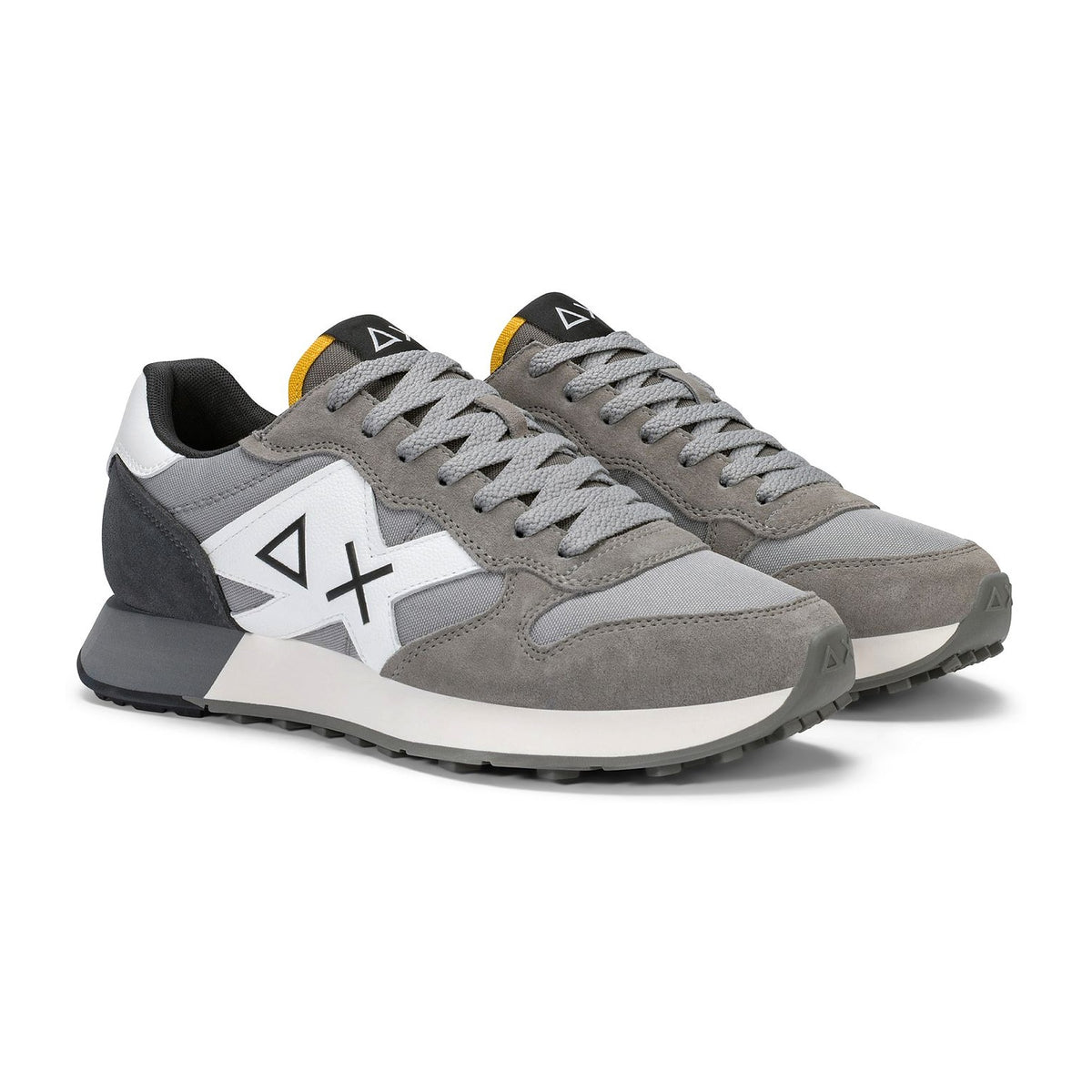 Sneakers Sun68 Jaki 2.0 Solid Grigio Medio, vista 3