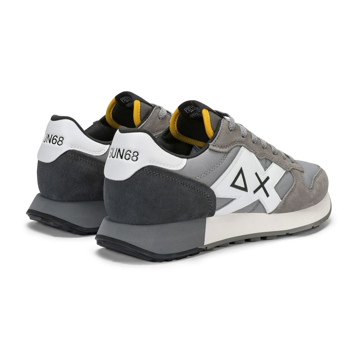 Sneakers Sun68 Jaki 2.0 Solid Grigio Medio, vista 2