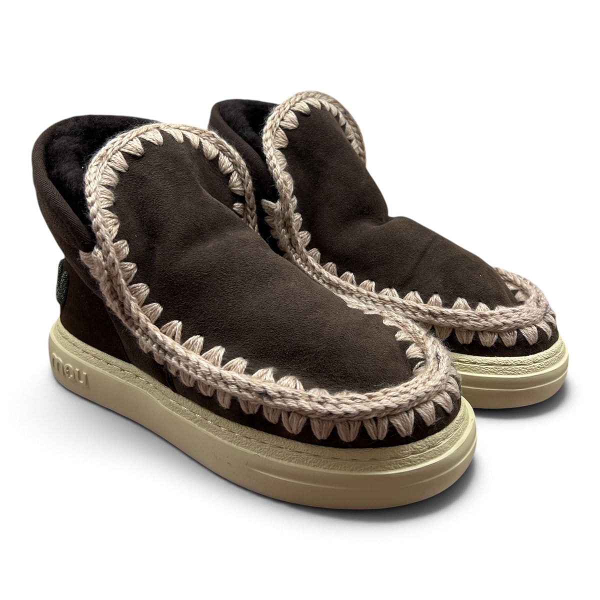 Eskimo sneak bold glitter logo Mocha