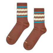Zic Zac Stripe Sneaker Sock