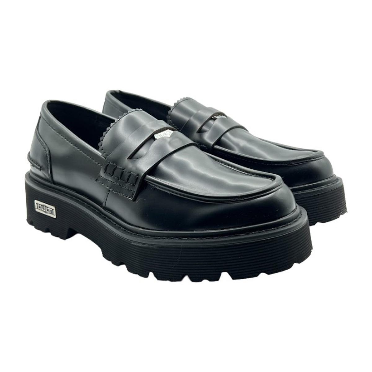 Ballerine e Mocassini Cult Slash 3947 Low W Brushed Leather Black – foto 2