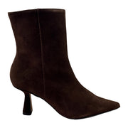 Stivaletti Angel Alarcon Donna In Camoscio Testa Di Moro Con Tacco 8 Cm