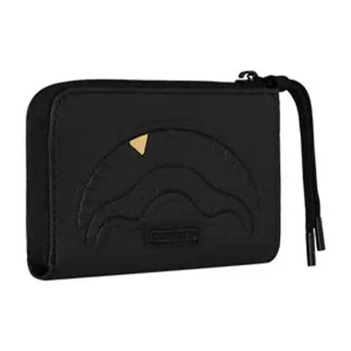 Portafogli Sprayground Blacked OUT Embossed Gold U Tooth Wallet, vista 2