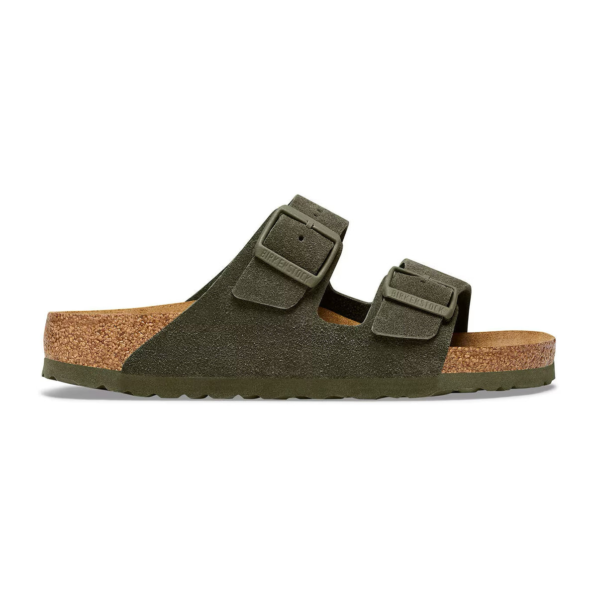 Sandali Birkenstock Arizona Thyme, Suede Leather, vista 2