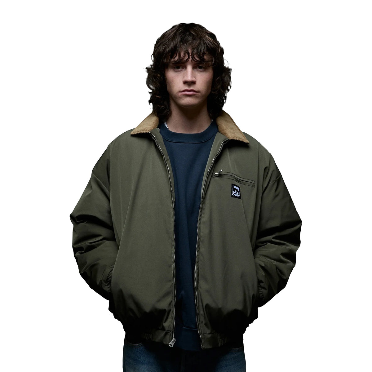 Giacche Obey Elysian jacket, vista 3