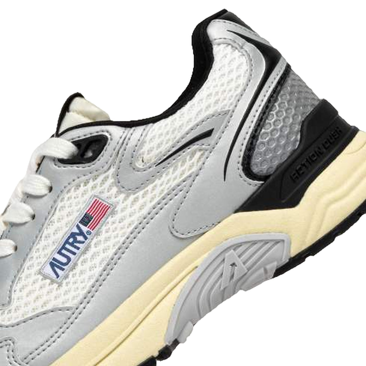 Sneakers Autry Hyperway Low Wom Mesh/Mir Silv/Spblu, vista 5