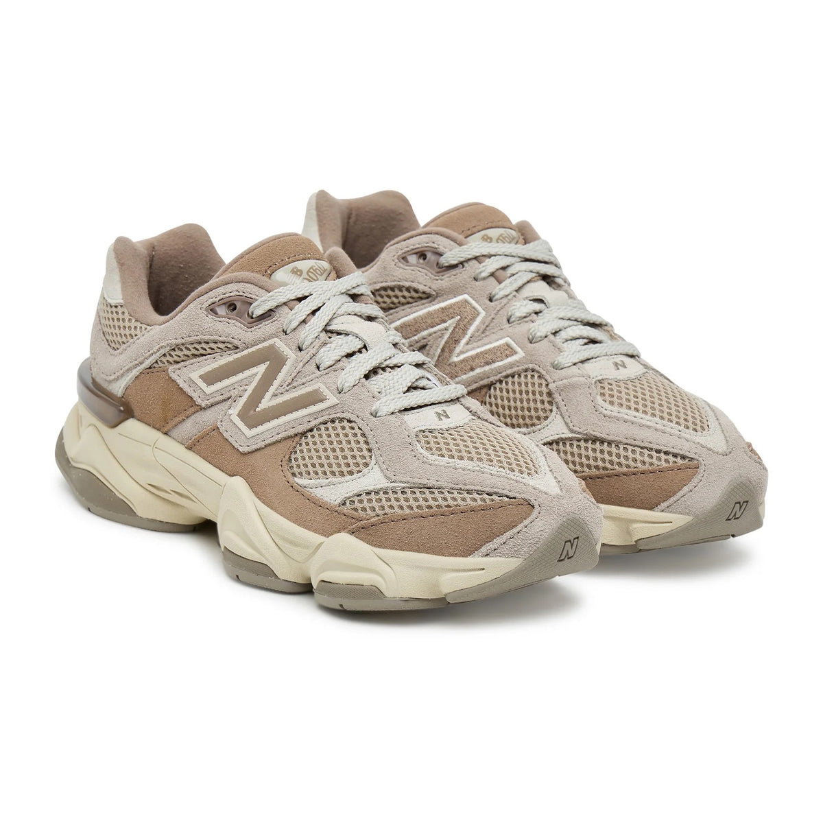 Sneakers New Balance 9060 Mushroom/Shipyard Ragazzi, vista 2