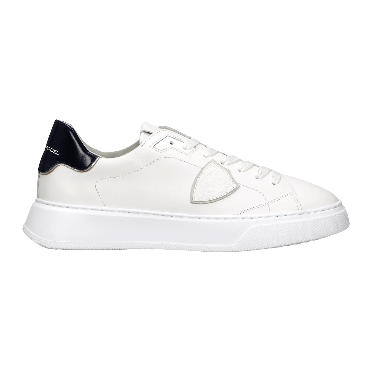 Sneakers Philippe Model Temple Uomo, Bianco Blu Oceano