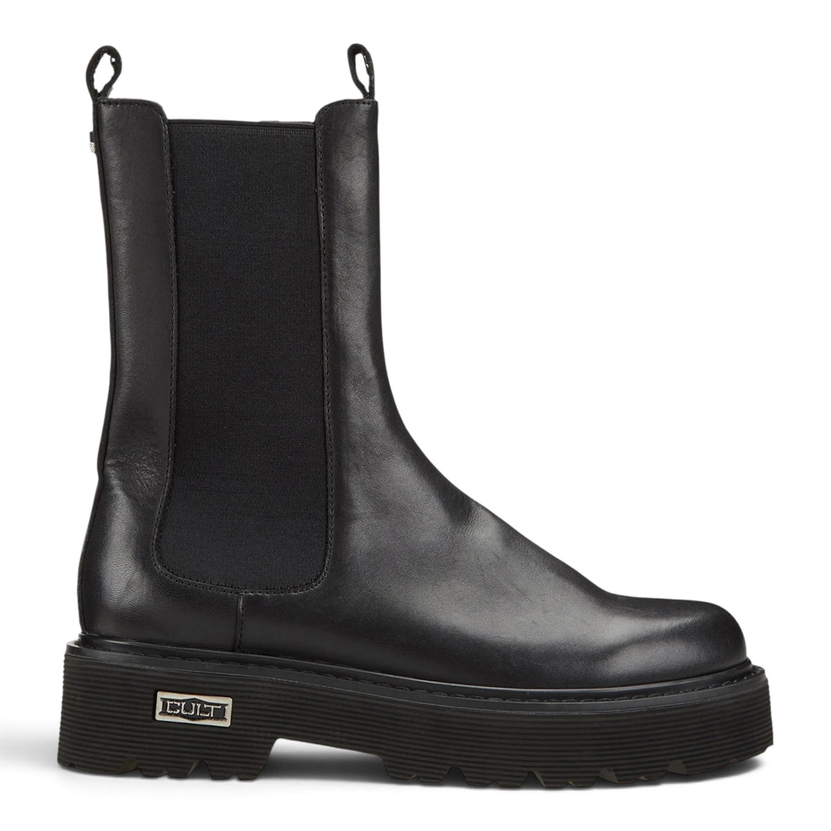 Slash 3267 High Beatle W Leather/Elastic Black
