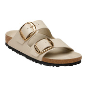 Sandali Bassi Birkenstock Arizona Big Buckle HEX Shine Oyster, Natural Lea