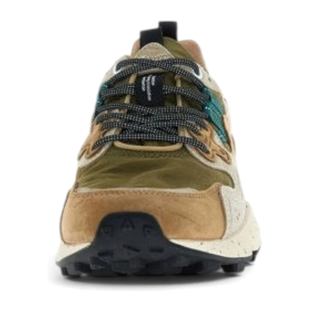 Sneakers Flower Mountain In Suede E Nylon Marrone E Taupe – foto 3