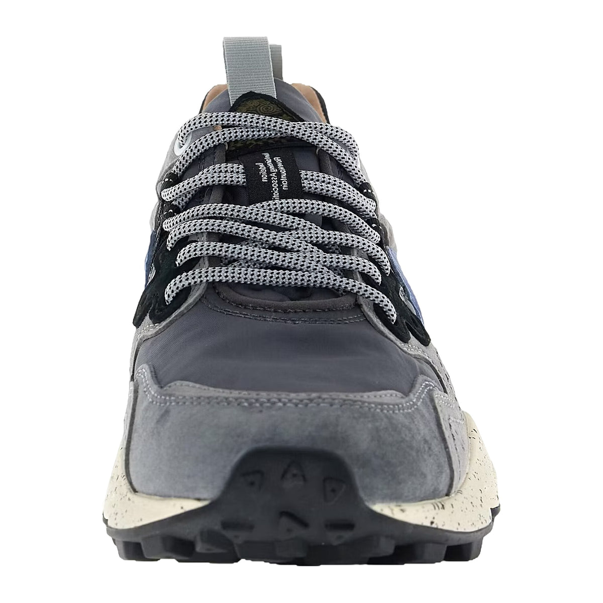 Sneakers Flower Mountain In Suede E Nylon Grigio E Blu – foto 3