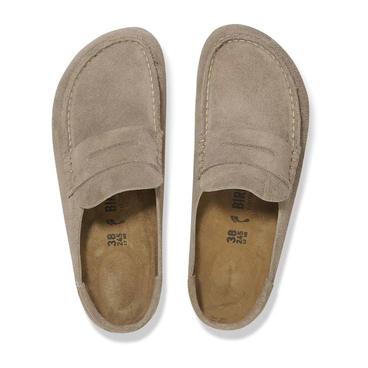 Sandali Birkenstock Naples Wrapped Taupe, Suede Leather – foto 2