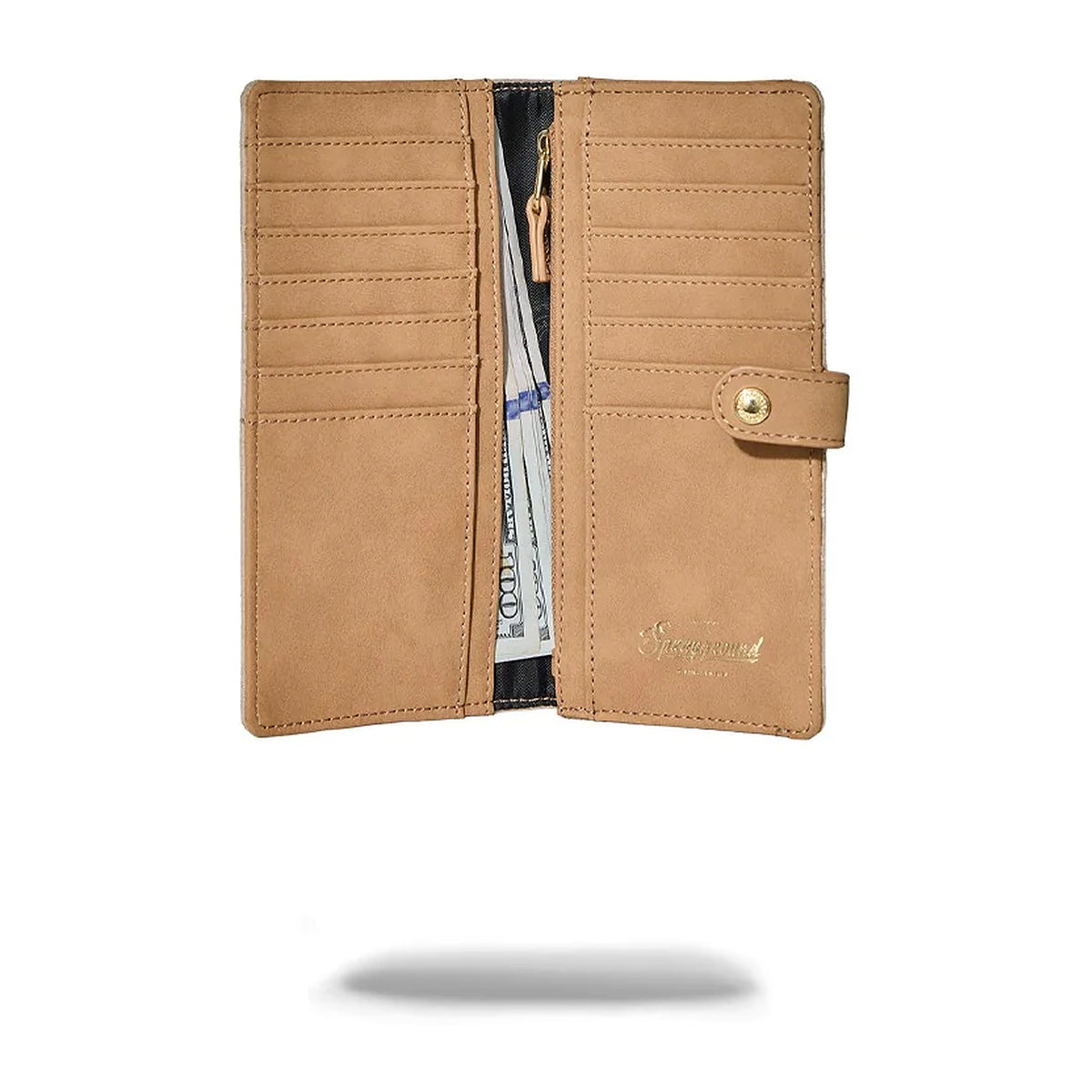 Portafogli Sprayground 2 Tone Gold Trinity Single Fold Wallet, vista 3