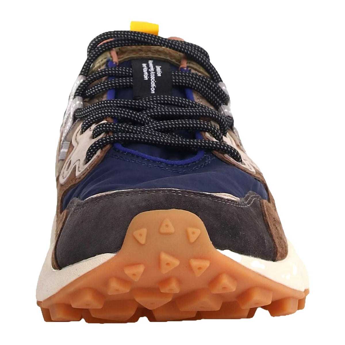 Sneakers Flower Mountain In Suede E Nylon Grigio E Marrone – foto 3