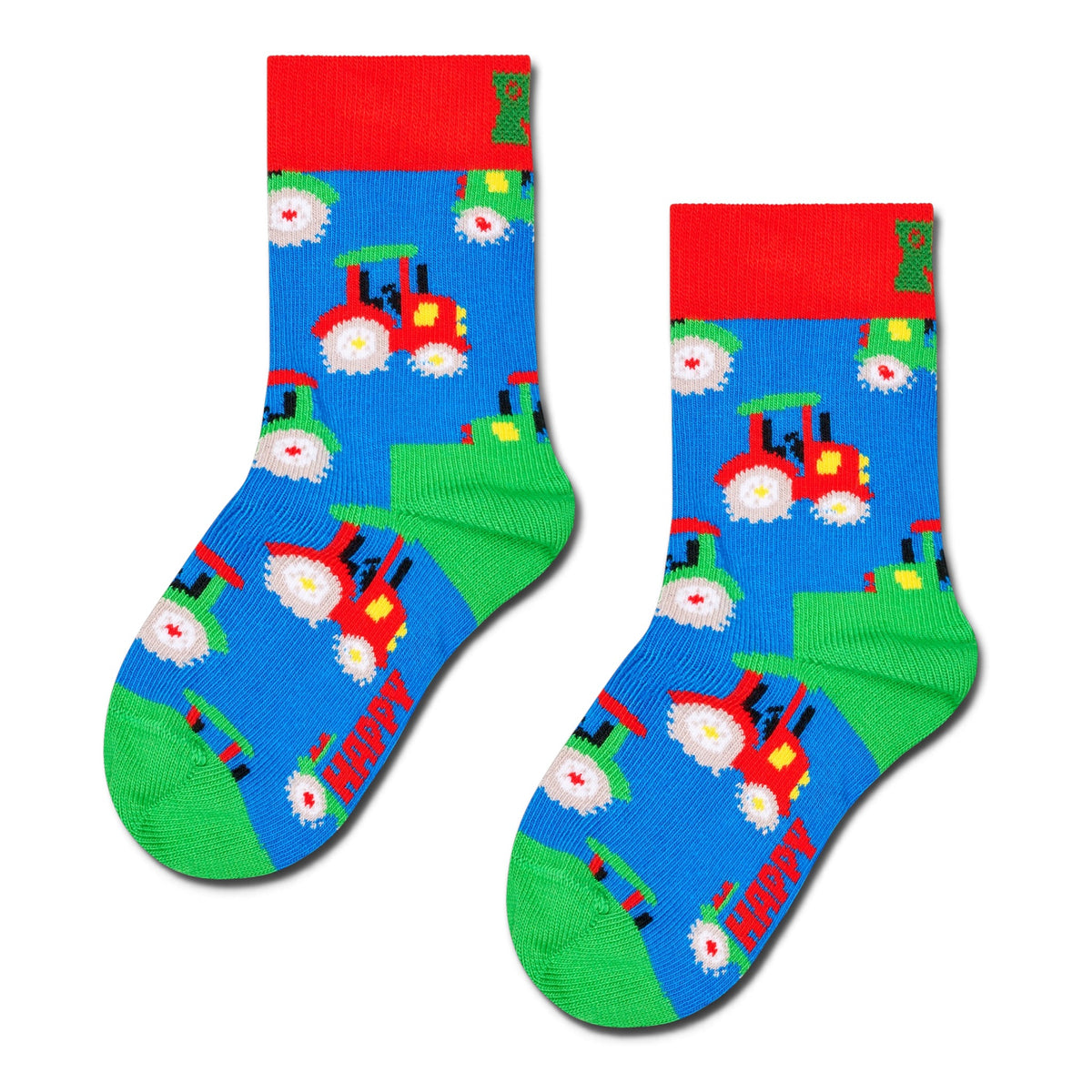 Kids Tractor Sock Happy Socks blu