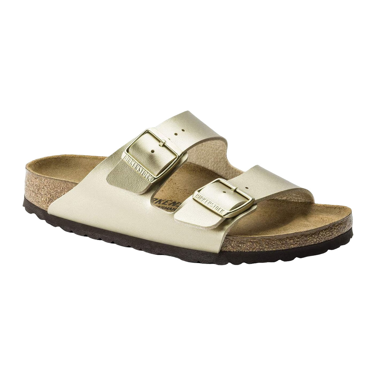 Sandali Bassi Birkenstock Arizona Gold, Birko Flor