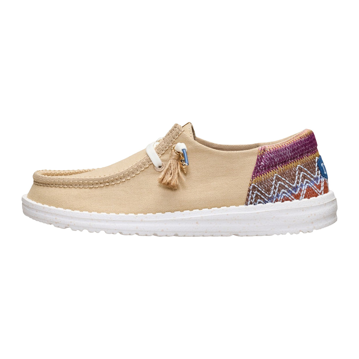 Ballerine e Mocassini Hey Dude Wendy Funk Beach Woven Irish Cream/Multi