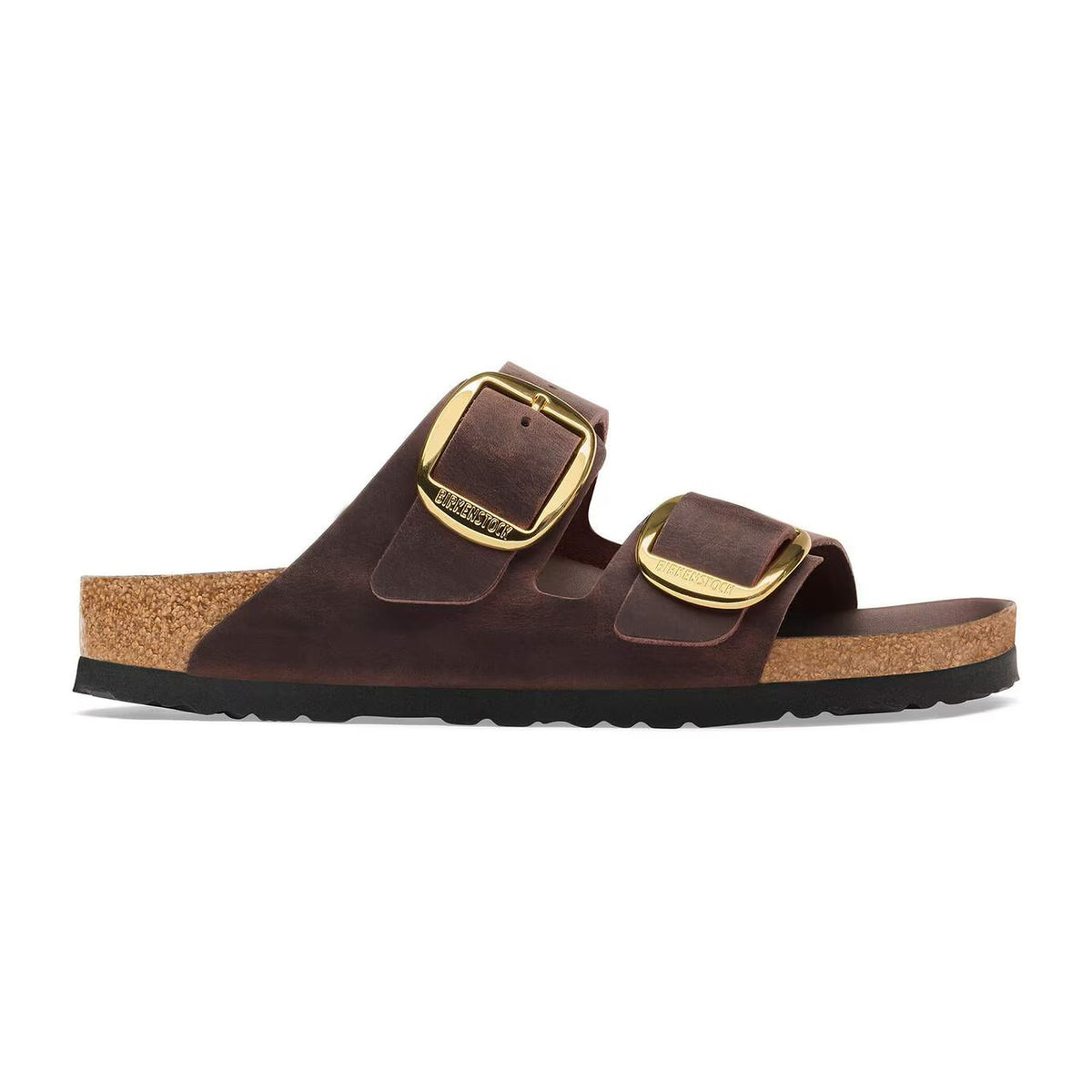 Sandali Bassi Birkenstock Arizona Big Buckle HEX Habana, Oiled Leather, vista 2