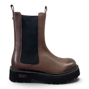 Anfibi Cult Slash 3267 High Beatle W Leather/ Elastic Brown