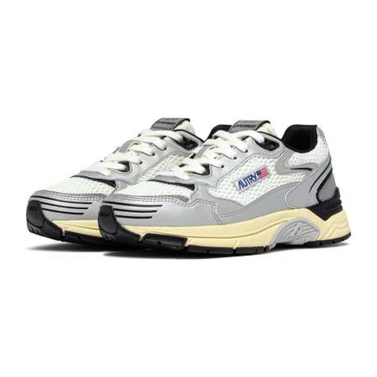 Sneakers Autry Hyperway Low Wom Mesh/Mir Silv/Spblu, vista 2