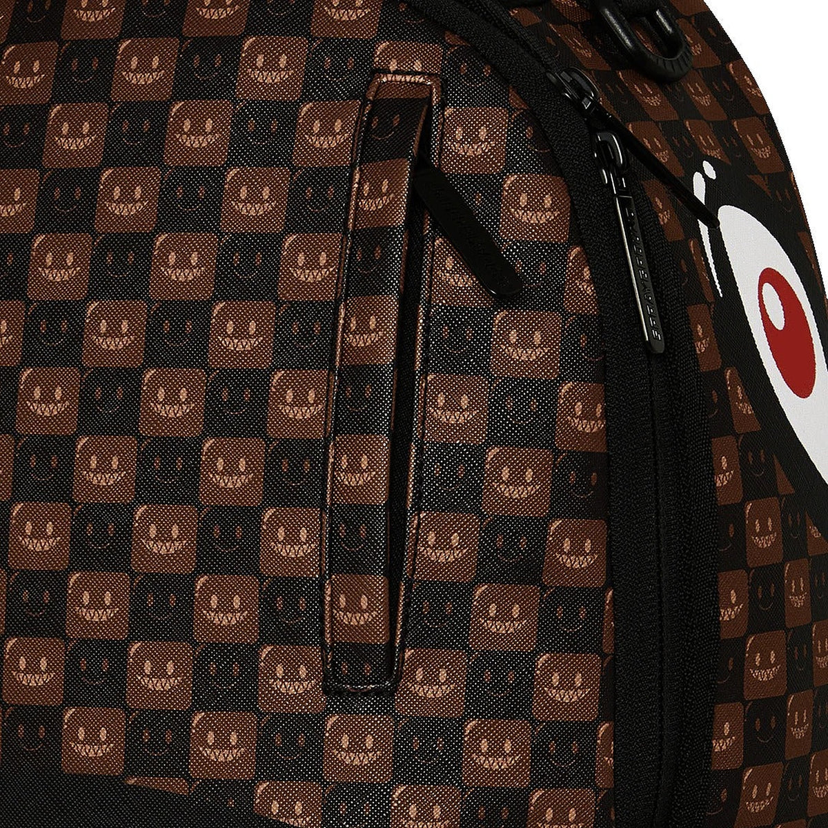 Zaini Sprayground Sharks in Paris WTF Bubble Brown Check backpack – foto 3