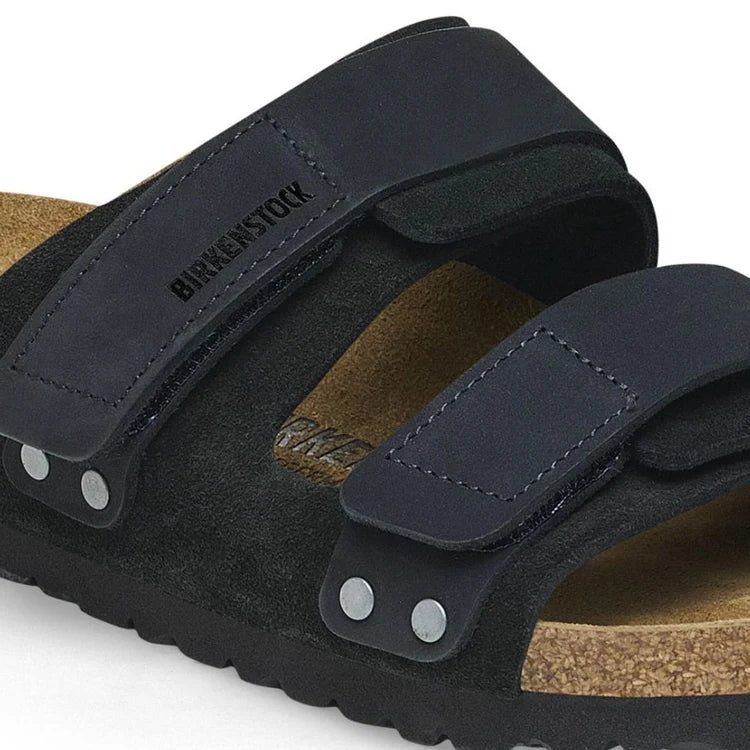 Ciabatte Birkenstock Uji Black, Suede Leather/Nubuck – foto 4