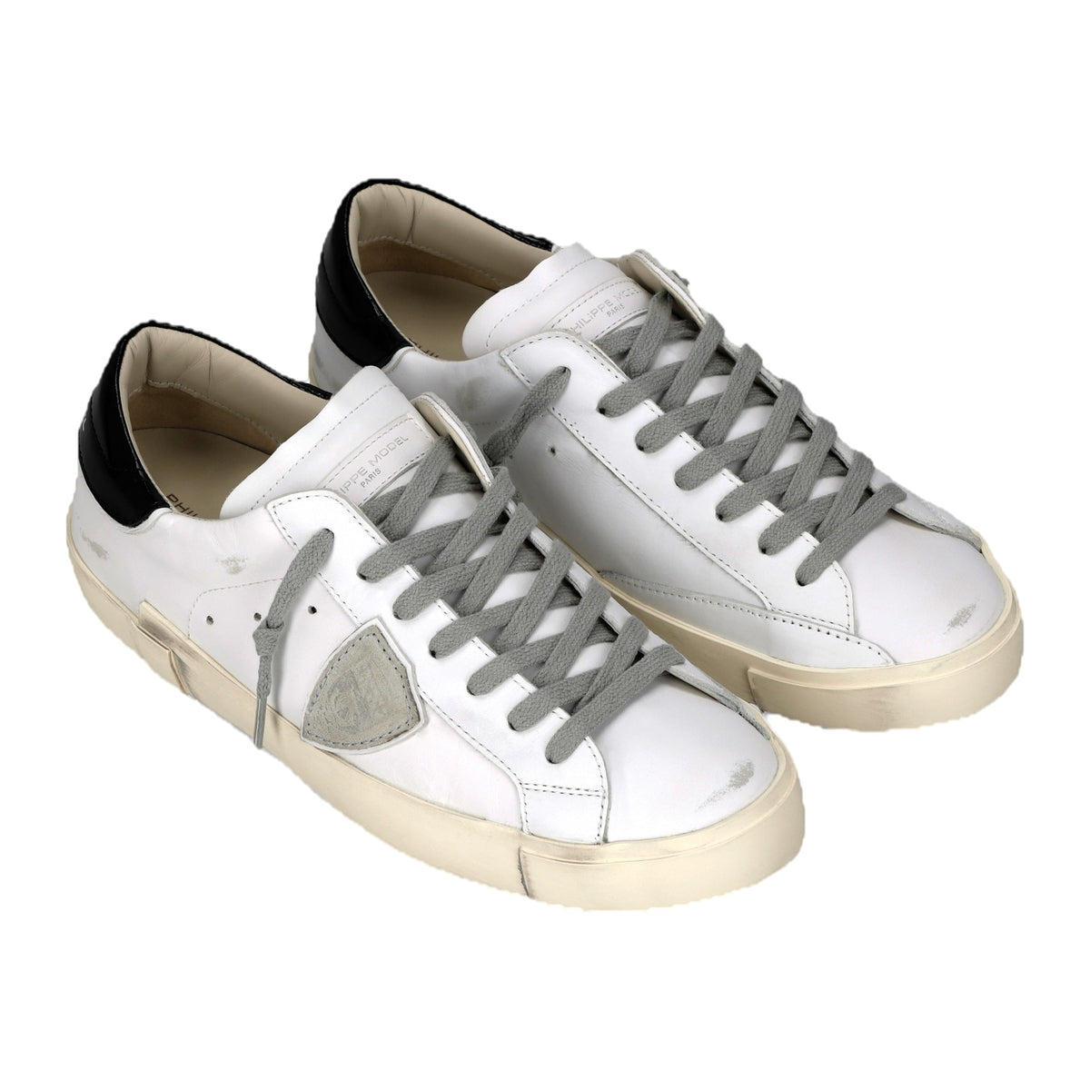 Sneakers Philippe Model Prsx Uomo, Bianco Nero, vista 2
