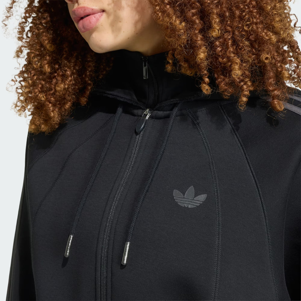 Felpe Adidas con cappuccio SST 2.0 taglio corto, vista 2