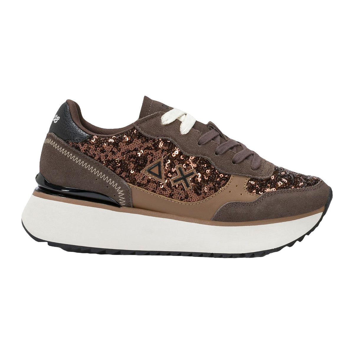 Sneakers Sun68 BIG Ally Sequin Marrone
